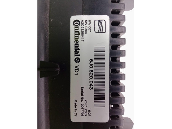 6J0820043, MANDO CLIMA SEAT IBIZA IV (6J5, 6P1)|Desguaces La Cabaña