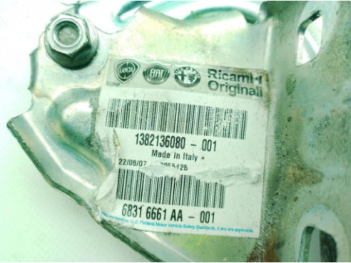 1382136080 BISAGRA CAPO DER FIAT DUCATO Furgón (250_, 290_)|Desguaces La Cabaña