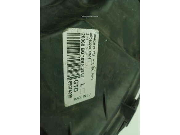26060BG10B FARO IZQUIERDO NISSAN MICRA III (K12)|Desguaces La Cabaña