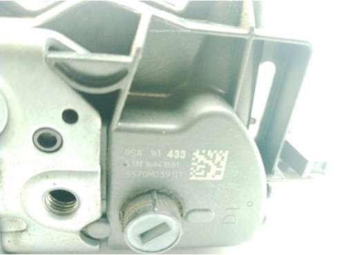 9816343380, 3370M0391 CERRADURA PUERTA LAT DEL DER OPEL COMBO Limusina (X19)|Desguaces La Cabaña