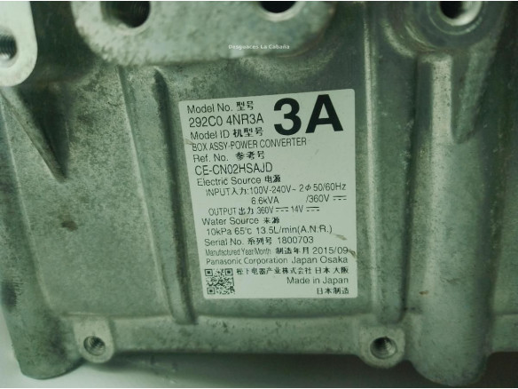 292C04NR3A INVERSOR NISSAN LEAF (ZE0)|Desguaces La Cabaña