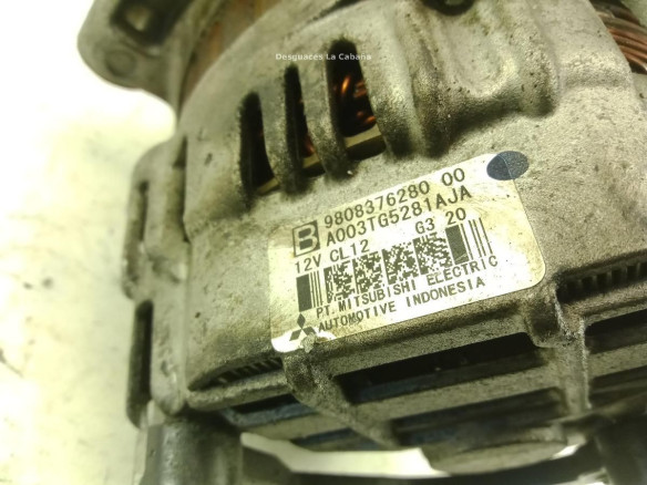 9808376280 ALTERNADOR PEUGEOT 308 II |Desguaces La Cabaña