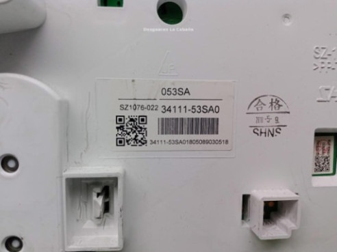 3411153SA0 CUADRO INSTRUMENTOS SUZUKI VITARA (LY)|Desguaces La Cabaña