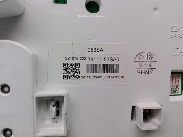 3411153SA0 CUADRO INSTRUMENTOS SUZUKI VITARA (LY)|Desguaces La Cabaña