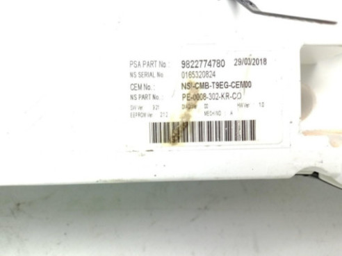 9822774780 CUADRO INSTRUMENTOS PEUGEOT 308 II|Desguaces La Cabaña