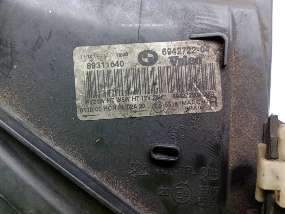 694272204 FARO DERECHO BMW 3 (E90)|Desguaces La Cabaña