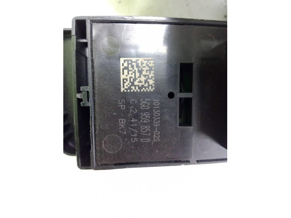 5G0959857D MANDO ELEVALUNAS PUERTA LAT DEL IZQ VW GOLF VII (5G1, BQ1, BE1, BE2)|Desguaces La Cabaña