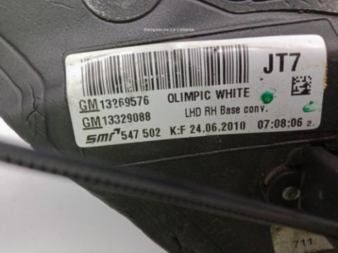13269576 ESPEJO DER OPEL INSIGNIA A Sports Tourer (G09)|Desguaces La Cabaña