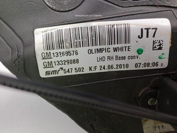 13269576 ESPEJO DER OPEL INSIGNIA A Sports Tourer (G09)|Desguaces La Cabaña