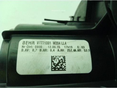 MOTOR CALEFACCION MERCEDES BENZ CLASE E (W212)|Desguaces La Cabaña