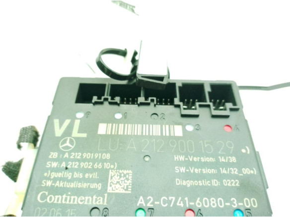 A2129001529 MODULO ELECTRONICO MERCEDES BENZ CLASE E (W212)|Desguaces La Cabaña