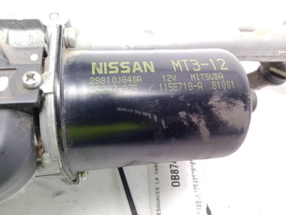 28810JG40A MOTOR LIMPIAPARABRISAS DEL NISSAN X-TRAIL (T31)|Desguaces La Cabaña