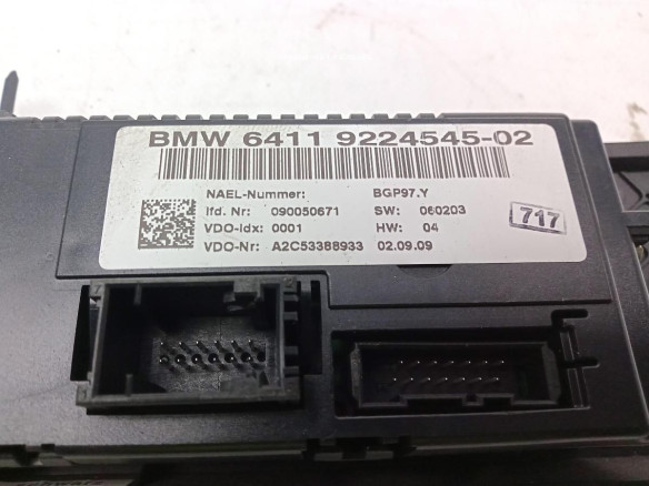 64119199260 MANDO CLIMA BMW 3 (E90)|Desguaces La Cabaña