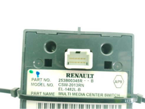 253B00345R MANDO MULTIMEDIA RENAULT GRAND SCENIC III (JZ0/1_)|Desguaces La Cabaña