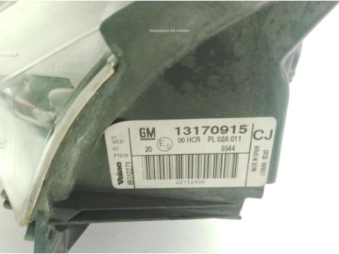 13170915 FARO IZQUIERDO OPEL VECTRA C (Z02)|Desguaces La Cabaña