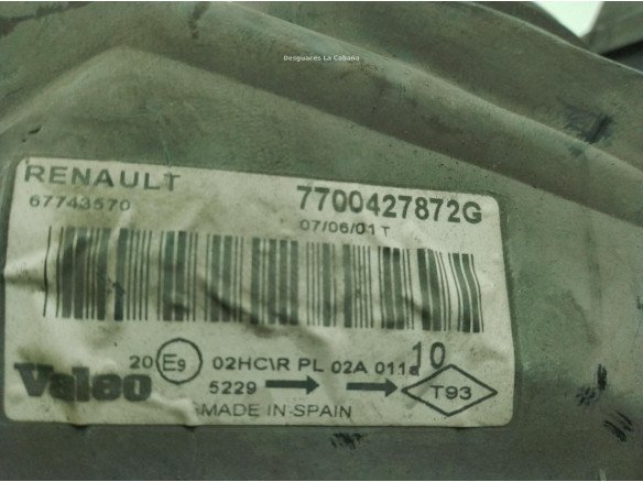 260609556R, 7700427872G FARO IZQUIERDO RENAULT MEGANE I (BA0/1_)|Desguaces La Cabaña