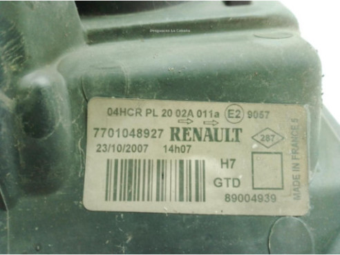 7701048927 FARO IZQUIERDO RENAULT LAGUNA II (BG0/1_)|Desguaces La Cabaña