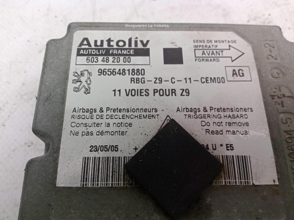 9656481880, CENTRALITA AIRBAG PEUGEOT 607 (9D, 9U)|Desguaces La Cabaña