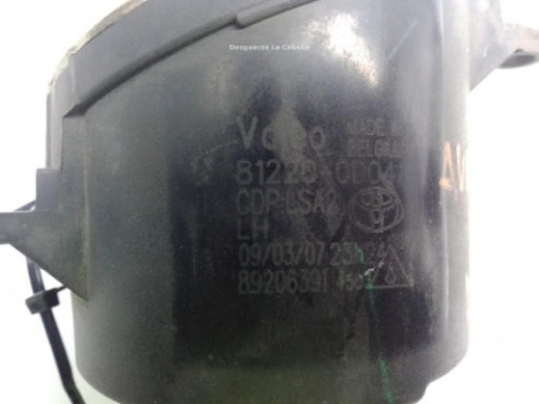 NIEBLA DEL IZQ TOYOTA AVENSIS (_T25_)|Desguaces La Cabaña