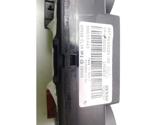 96746550ZD00, MANDO CLIMA CITROEN C-ELYSEE|Desguaces La Cabaña