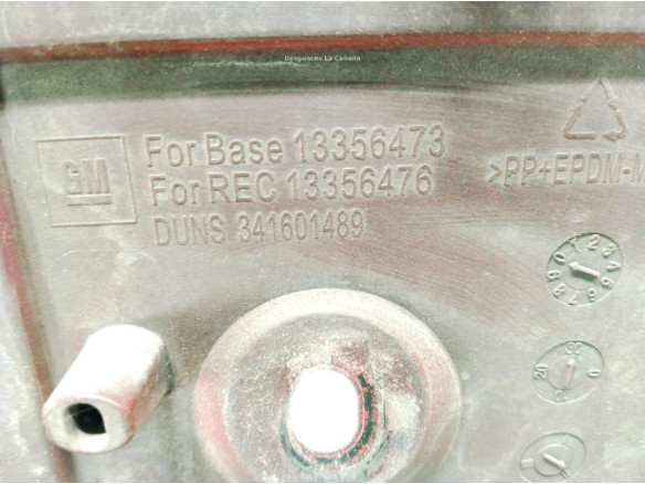 13356473  PARAGOLPES TRA OPEL ADAM (M13)|Desguaces La Cabaña