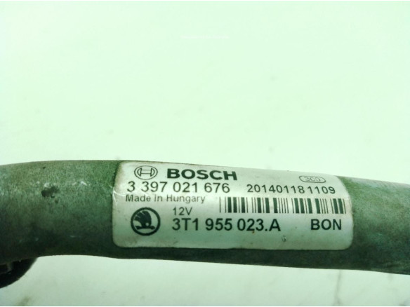 3T1955023A,  MOTOR LIMPIAPARABRISAS DEL SKODA SUPERB II Ranchera familiar (3T5)|Desguaces La Cabaña
