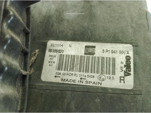 5P1941006A FARO DERECHO SEAT TOLEDO III (5P2)|Desguaces La Cabaña