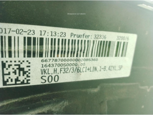 51127496112 PARAGOLPES TRA BMW 4 Gran Coupe (F36)|Desguaces La Cabaña