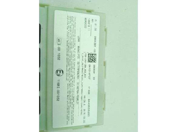 61359438729, 986838103 CENTRALITA MULTIFUNCION BMW 4 Gran Coupe (F36)|Desguaces La Cabaña