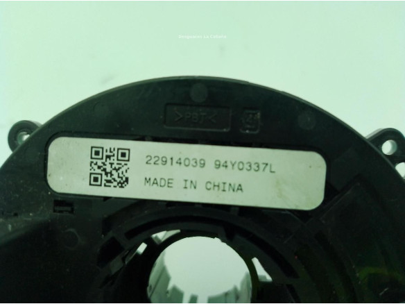 22914039 CARRETE AIRBAG OPEL CORSA E (X15)|Desguaces La Cabaña