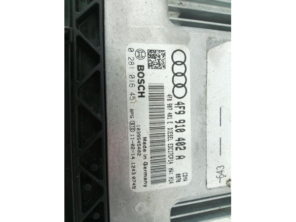 4F9910402A CENTRALITA MOTOR AUDI A6 Allroad (4FH, C6) |Desguaces La Cabaña