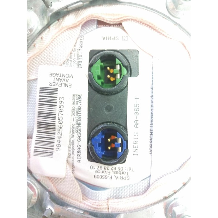 96509314ZE AIRBAG IZQ CITROEN BERLINGO (B9) |Desguaces La Cabaña