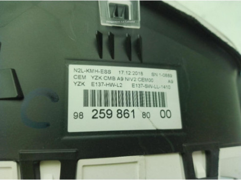 9825986180 CUADRO INSTRUMENTOS PEUGEOT 208|Desguaces La Cabaña
