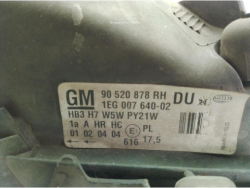 93175369, 1EG00764002 FARO DERECHO OPEL ASTRA G Fastback (T98)|Desguaces La Cabaña