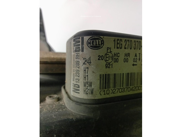 13238289RH FARO DERECHO OPEL ASTRA H (A04)|Desguaces La Cabaña