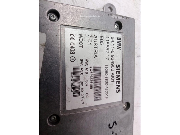 84116924902 CENTRALITA MOTOR BMW 7 (E65, E66, E67)|Desguaces La Cabaña