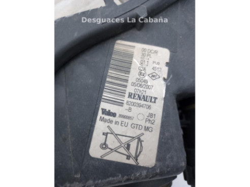 8200394706 FARO IZQUIERDO RENAULT ESPACE IV (JK0/1_)|Desguaces La Cabaña