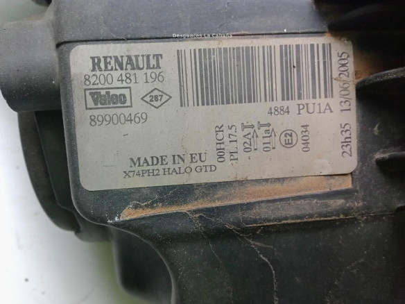 7701061669 FARO IZQUIERDO RENAULT LAGUNA II (BG0/1_)|Desguaces La Cabaña