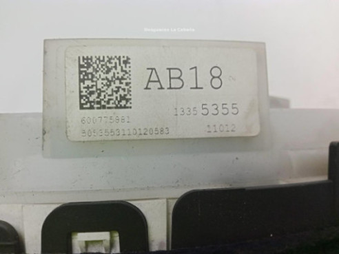 AB18,13355355, CUADRO INSTRUMENTOS OPEL ASTRA J (P10)|Desguaces La Cabaña