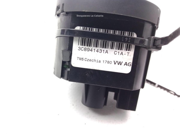 3C8941431A XSH CONMUTADOR LUCES SEAT ALHAMBRA (710, 711)|Desguaces La Cabaña