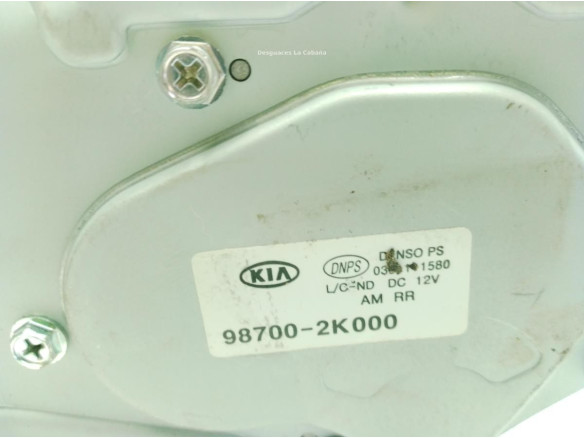 987102K000, 987002K000 MOTOR LIMPIAPARABRISAS TRA KIA SOUL (AM)|Desguaces La Cabaña