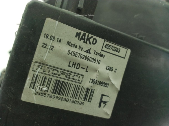 0001353198080, 1353198080 FARO IZQUIERDO FIAT FIORINO Furgón/ranchera familiar (225_)|Desguaces La Cabaña