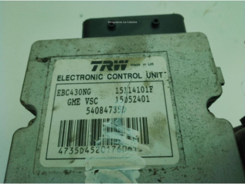 54084735D GRUPO ABS OPEL VECTRA C GTS (Z02)|Desguaces La Cabaña
