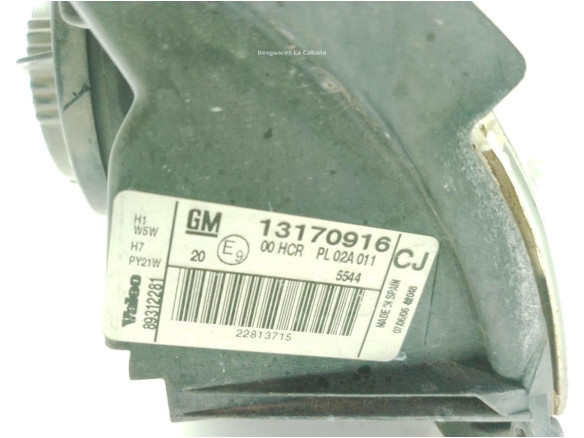 13170916 FARO DERECHO OPEL VECTRA C GTS (Z02)|Desguaces La Cabaña