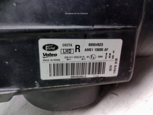 AM5113005AF FARO DERECHO FORD C-MAX II (DXA/CB7, DXA/CEU)|Desguaces La Cabaña