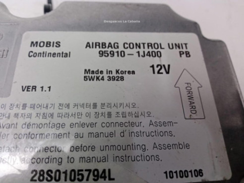 959101J400, CENTRALITA AIRBAG HYUNDAI i20 (PB, PBT)|Desguaces La Cabaña