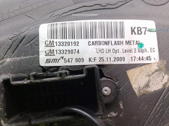 1426563  ESPEJO IZQ OPEL INSIGNIA A (G09)|Desguaces La Cabaña