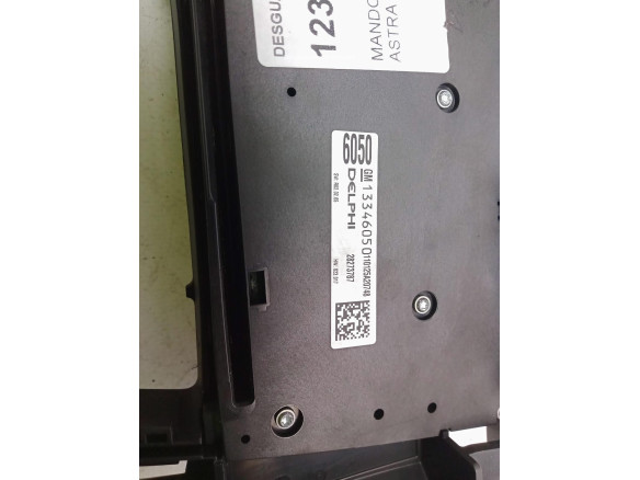 13346050 MANDO RADIO OPEL ASTRA J (P10)|Desguaces La Cabaña