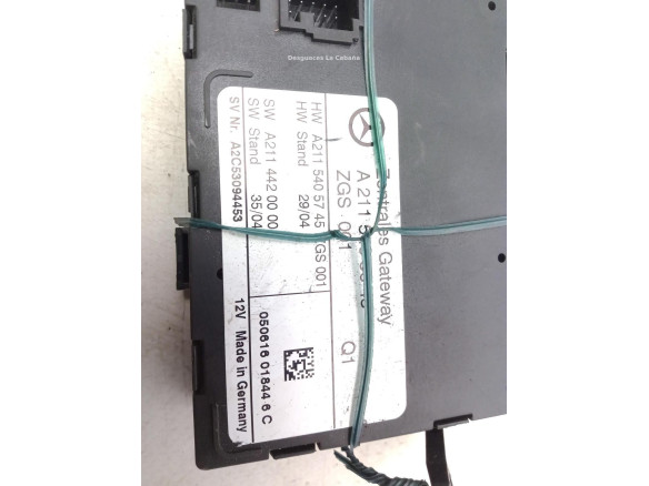 2115405645 CENTRALITA MULTIFUNCION MERCEDES BENZ CLASE E (W211) |Desguaces La Cabaña