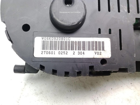 W06L0920801C CUADRO INSTRUMENTOS SEAT IBIZA II (6K1)|Desguaces La Cabaña